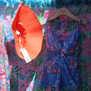 Lilly Pulitzer Tankini & Hat